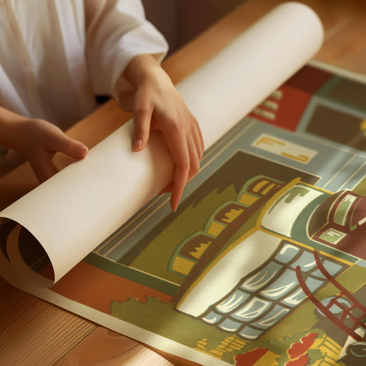 Vintage marknad Poster