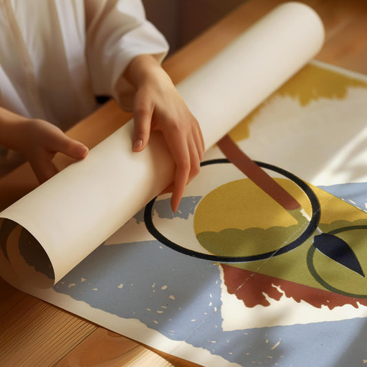 Vintage vatten färger Poster