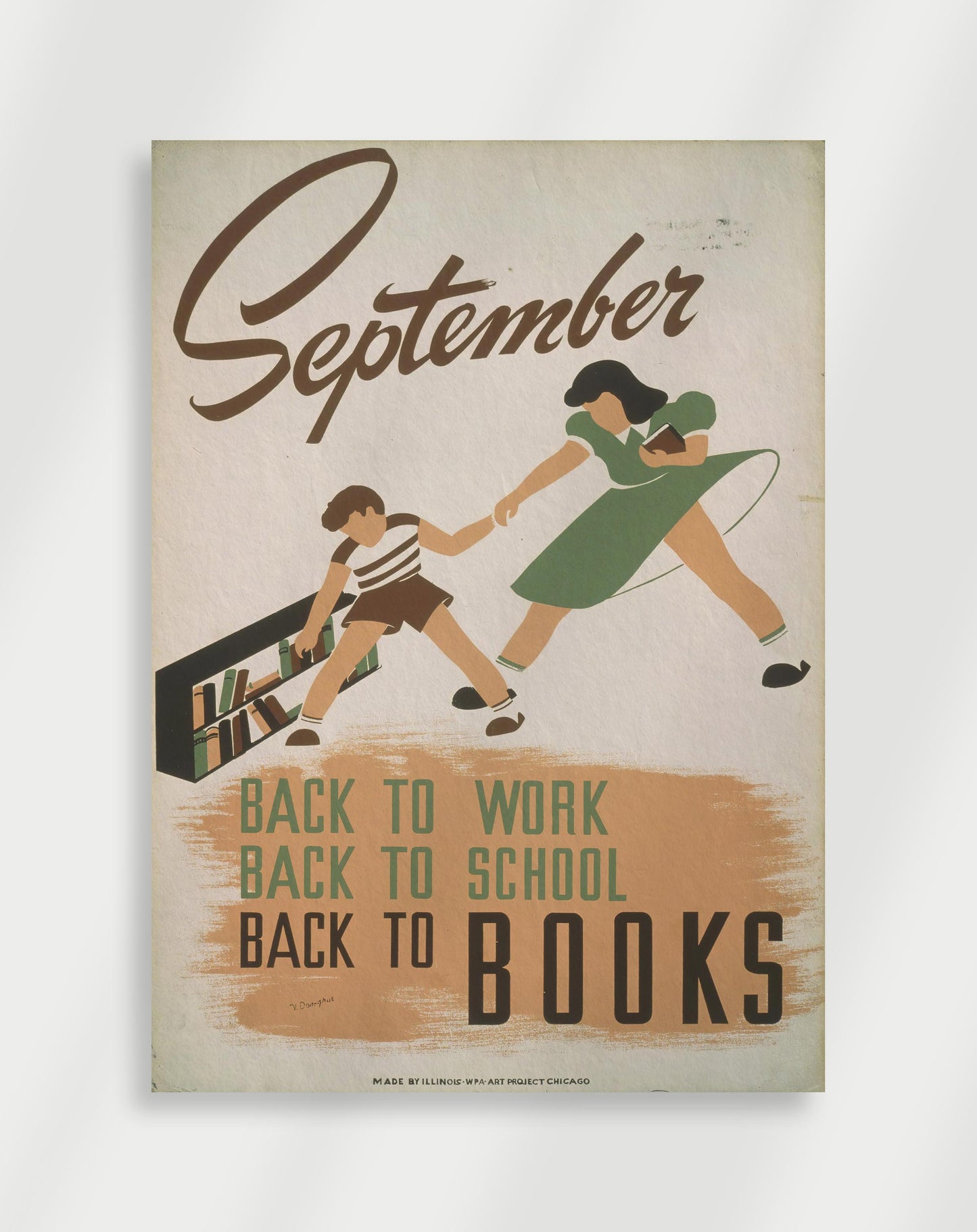 Vintage tillbaka till Poster