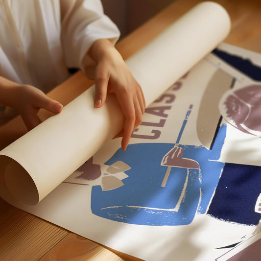 Vintage konst klasser Poster