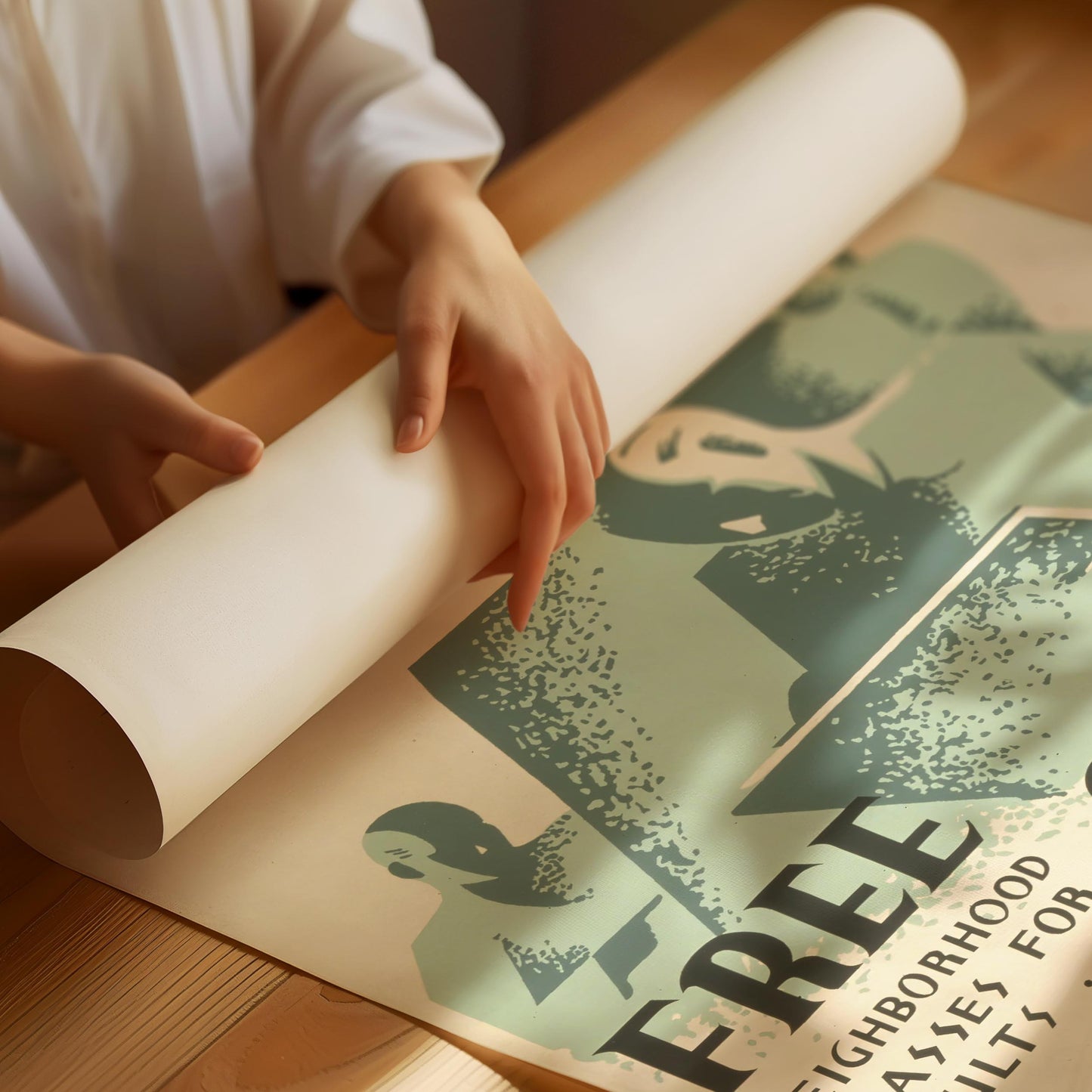 Vintage konst klasser Poster