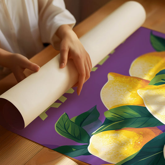 Amalafi citron Poster