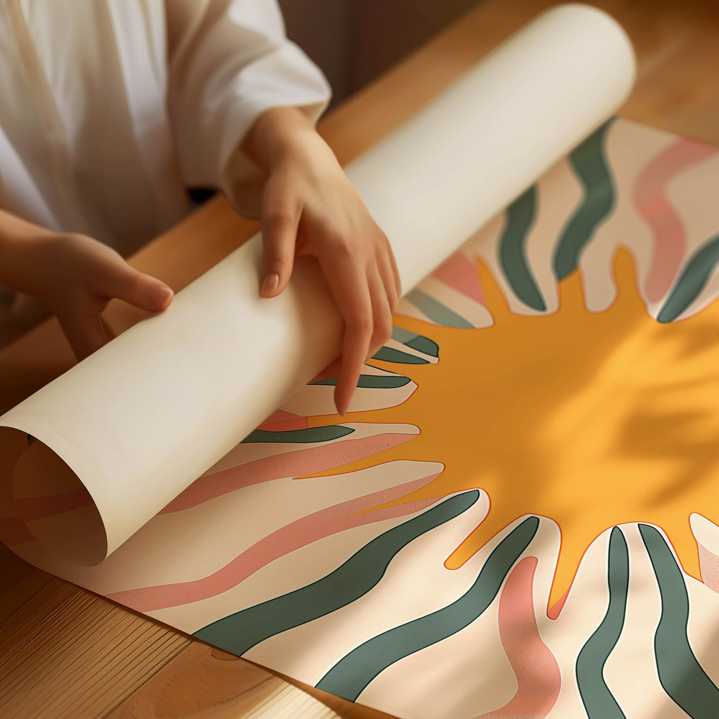 Trendig sol Poster