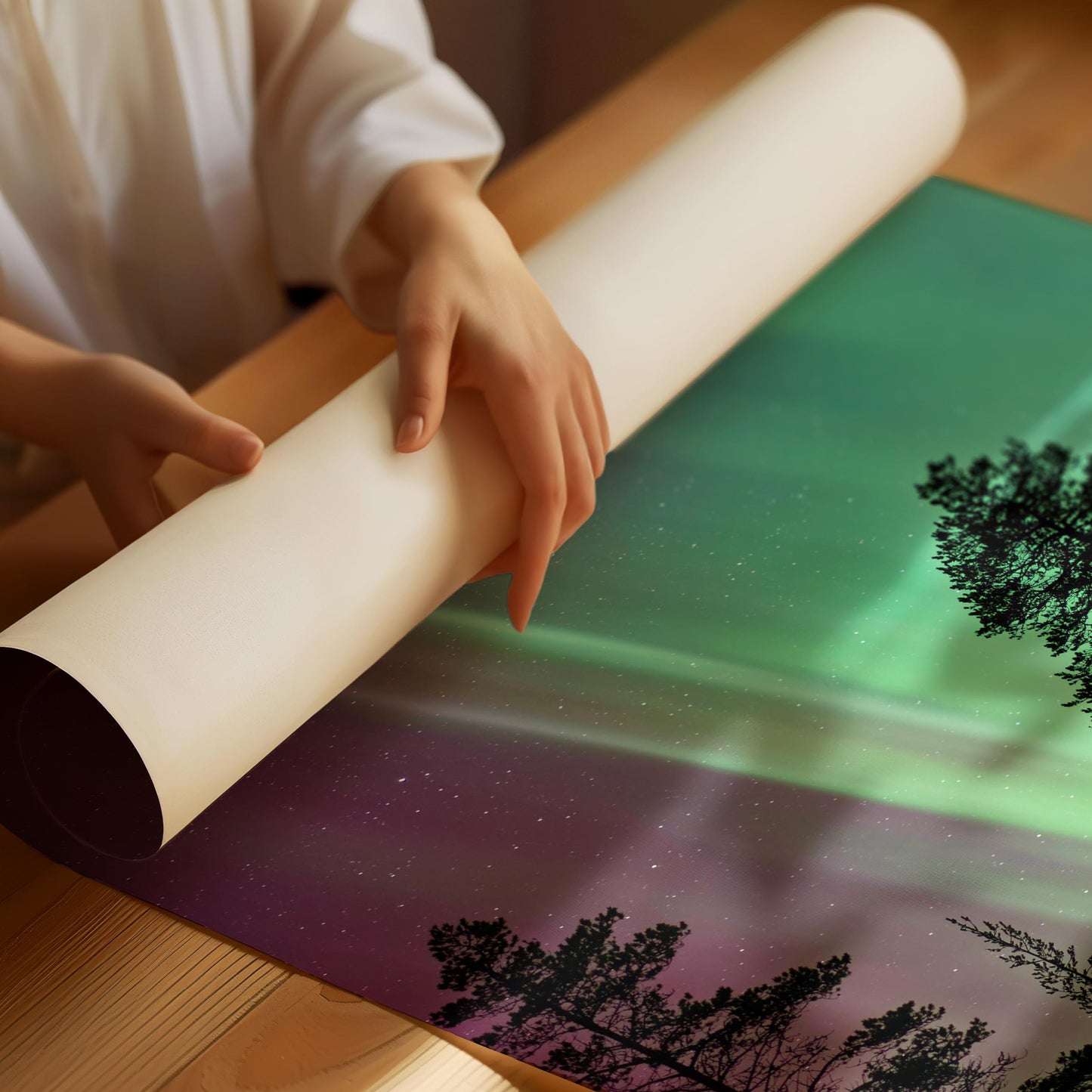 Northern lights Poster