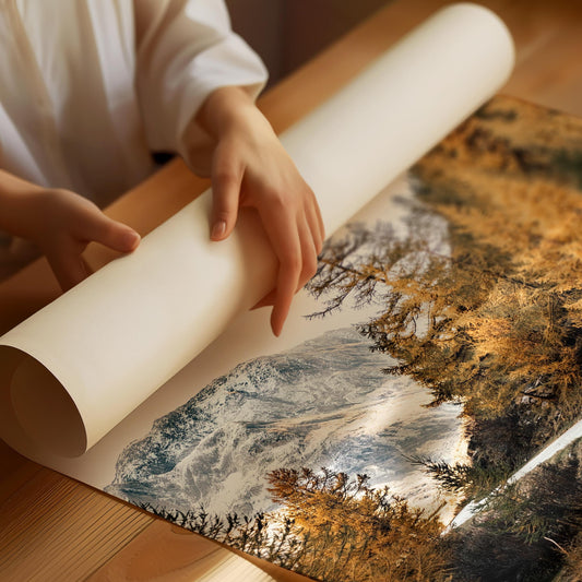 Väg i berget Poster