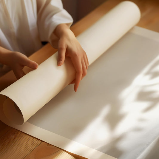 Minimalistisk svart och vit båt Poster