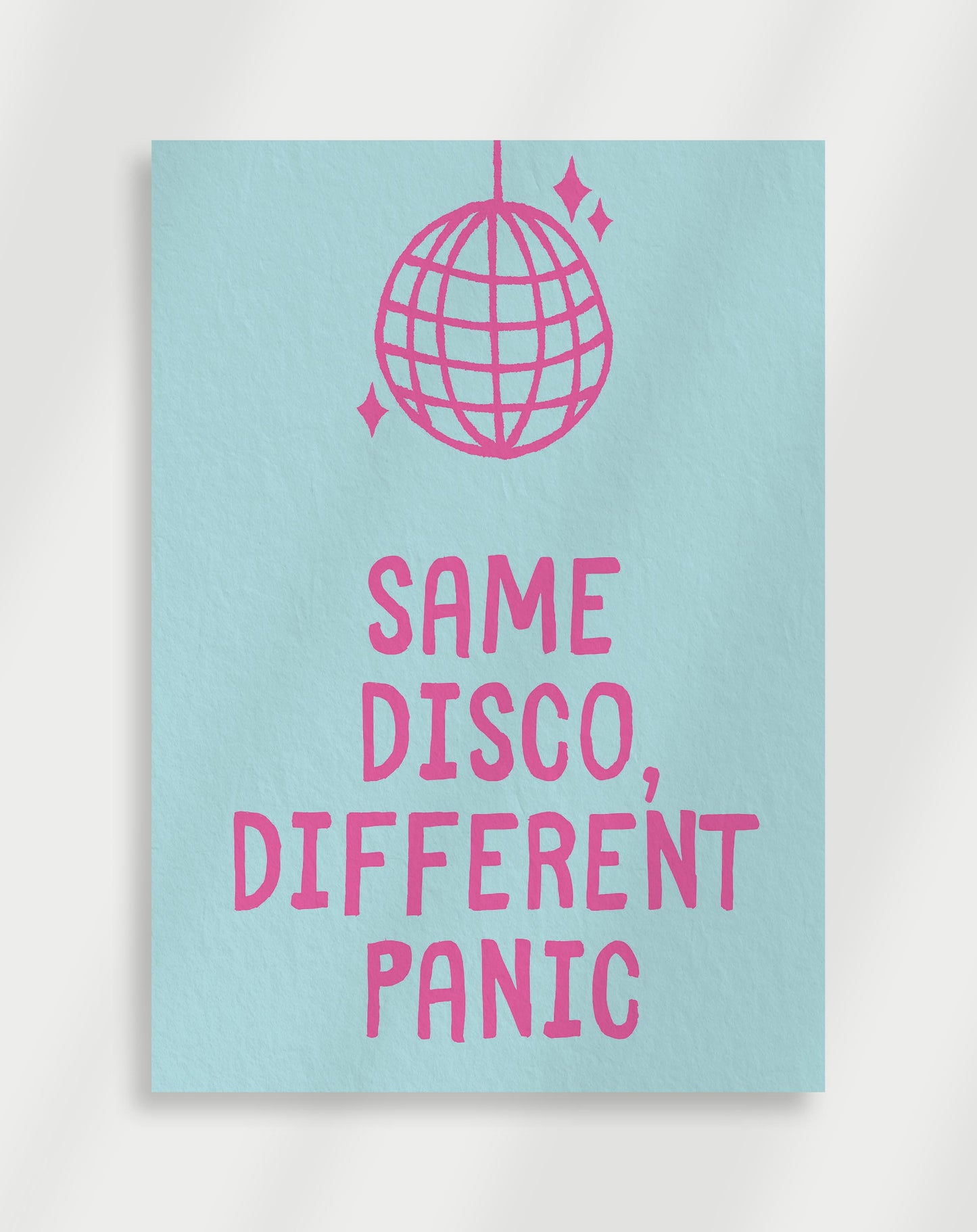 Funny Disco Ball Poster
