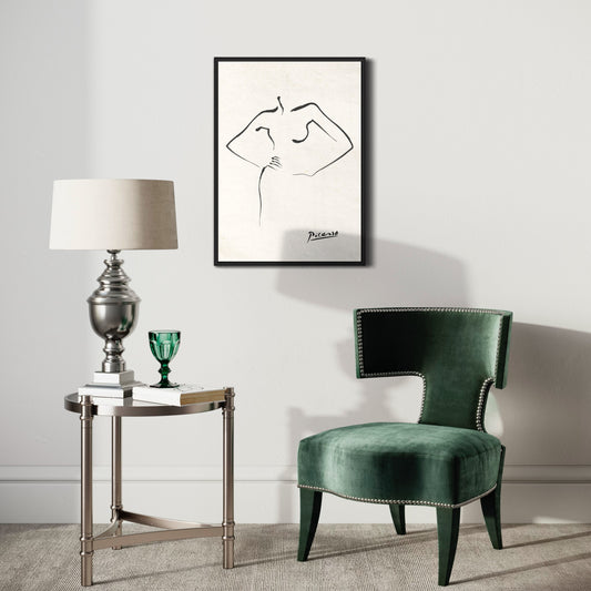 Picasso Konst Figur Poster
