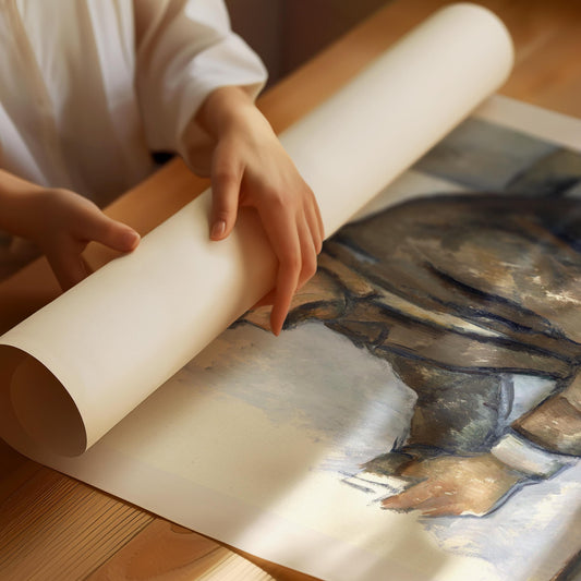 Paul Cézanne "Kortspelaren" Poster