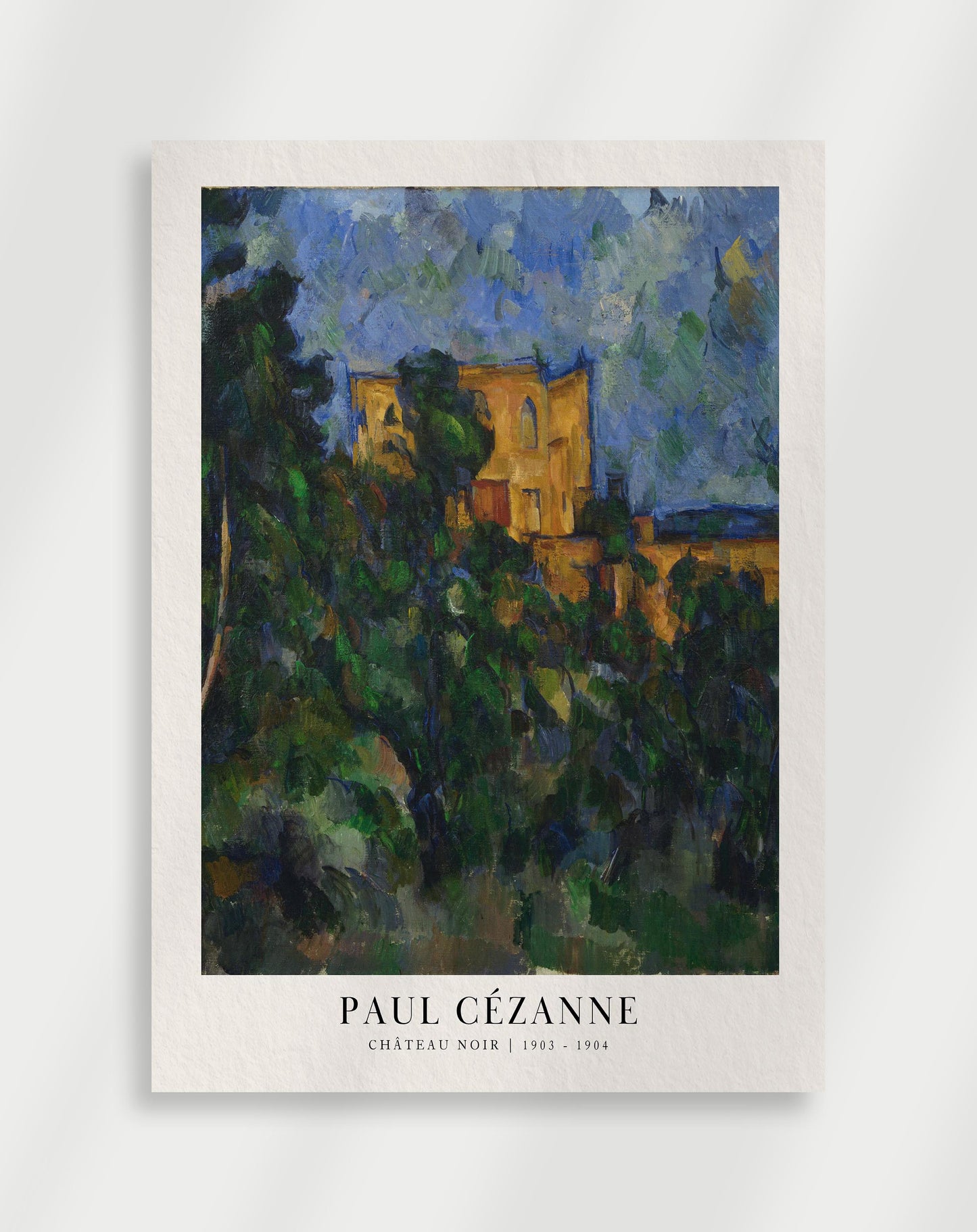 Paul Cézanne "Château Noir" Poster