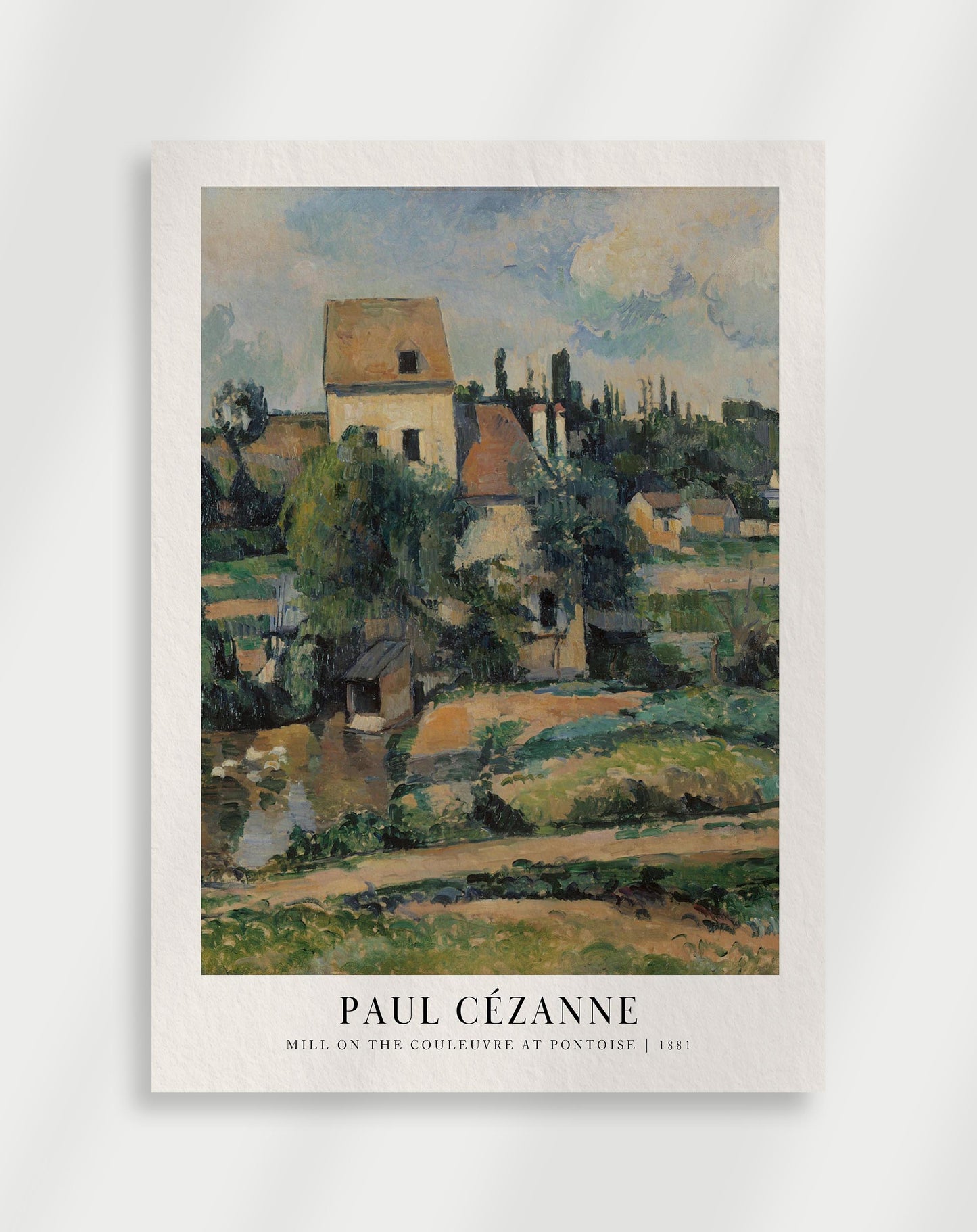 Paul Cézanne "Mill on the couluevre" Poster