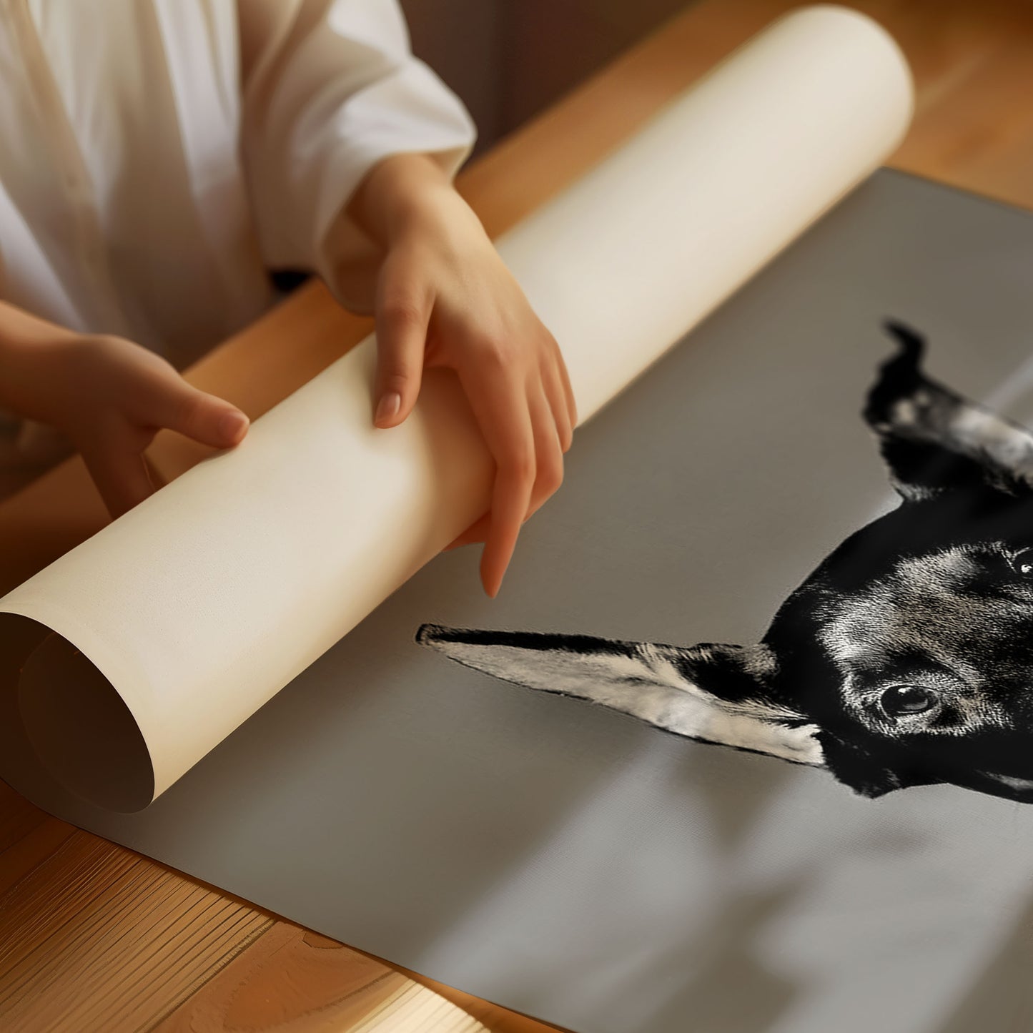 Vogue Dog Poster