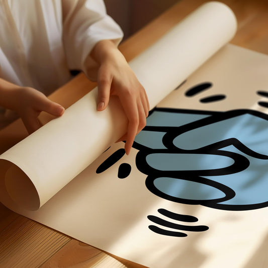 Korsade fingrar Konst Poster