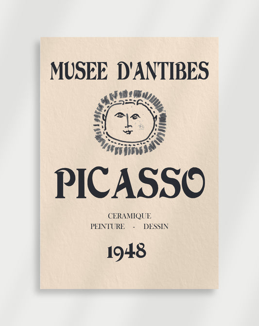Picasso "MUSEE D'ANTIBES" Poster