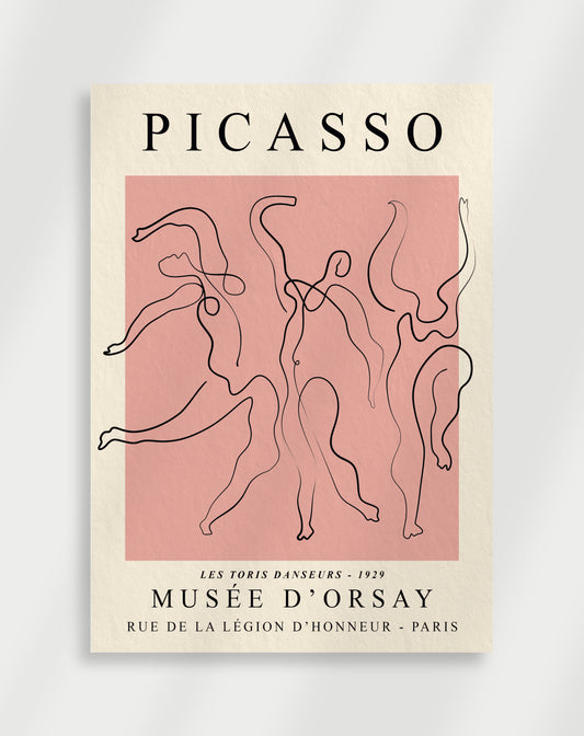 Picasso Figurer Konst Poster