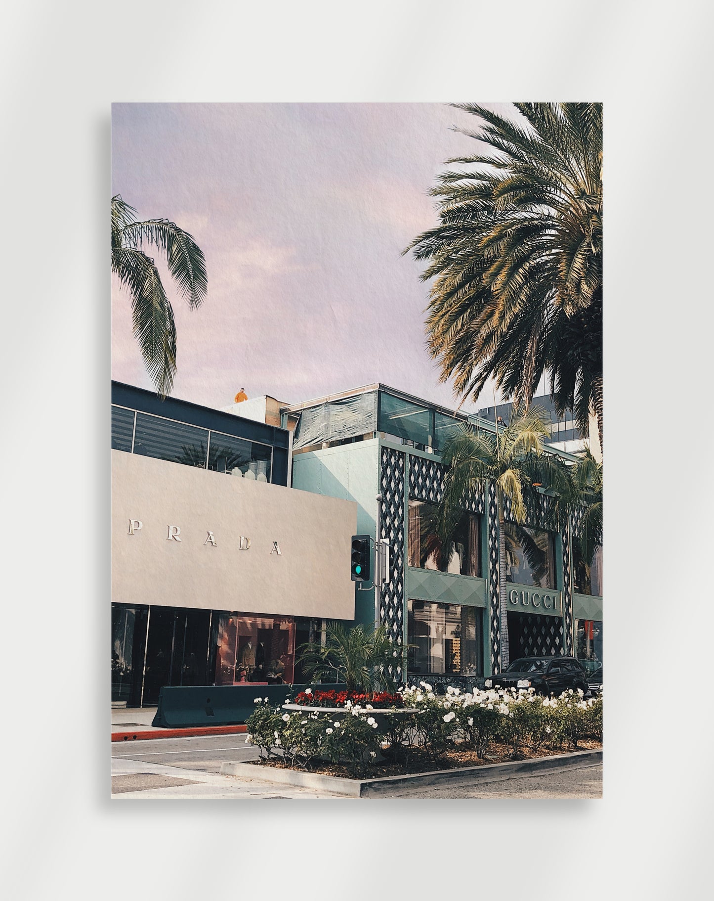 Prada x Gucci Designer Poster