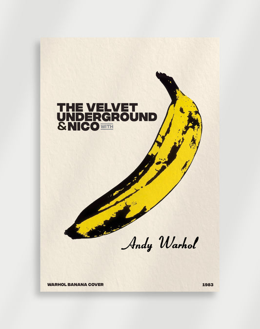 Warhol Banan Konst Poster