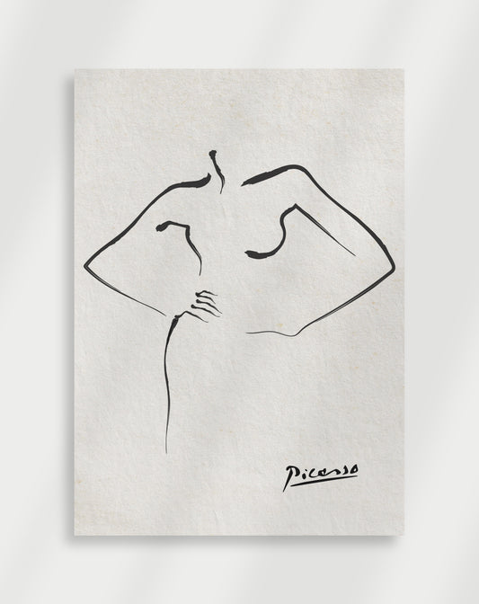 Picasso Konst Figur Poster