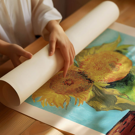 Van Gogh solros Poster