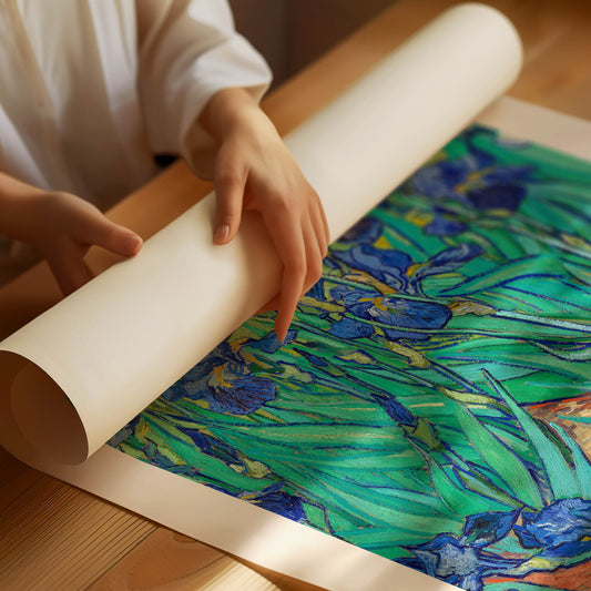 Van Gogh Irises Poster