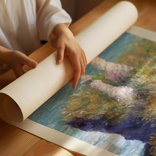 Monet "Cliff Walk" Poster