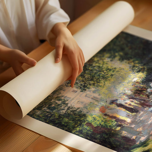 Monet "Parc Monceau" Poster