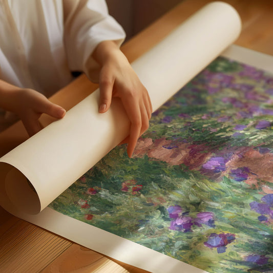 Claude Monet trädgårds Poster