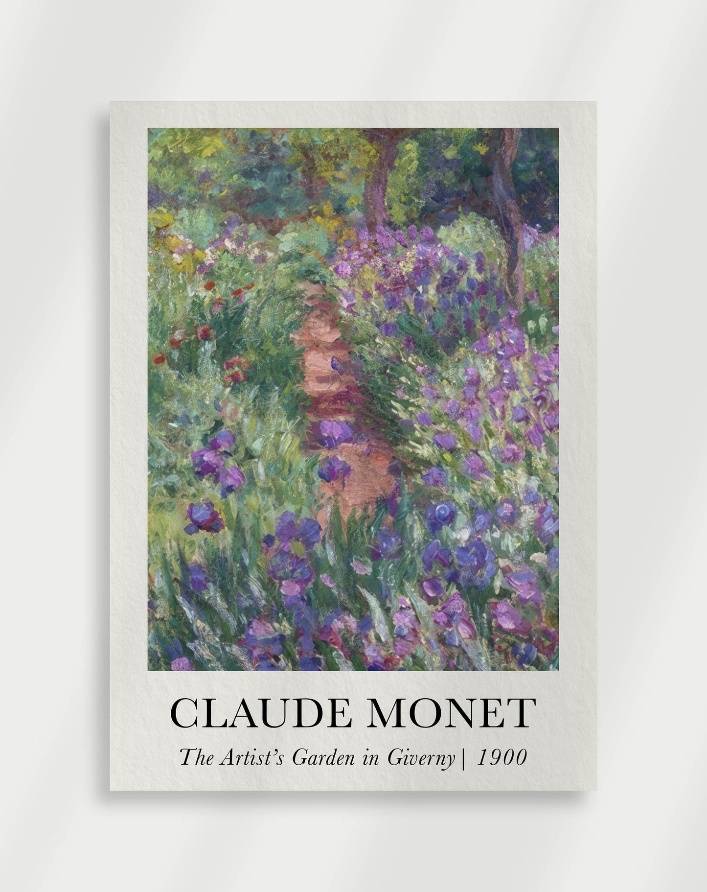 Claude Monet trädgårds Poster