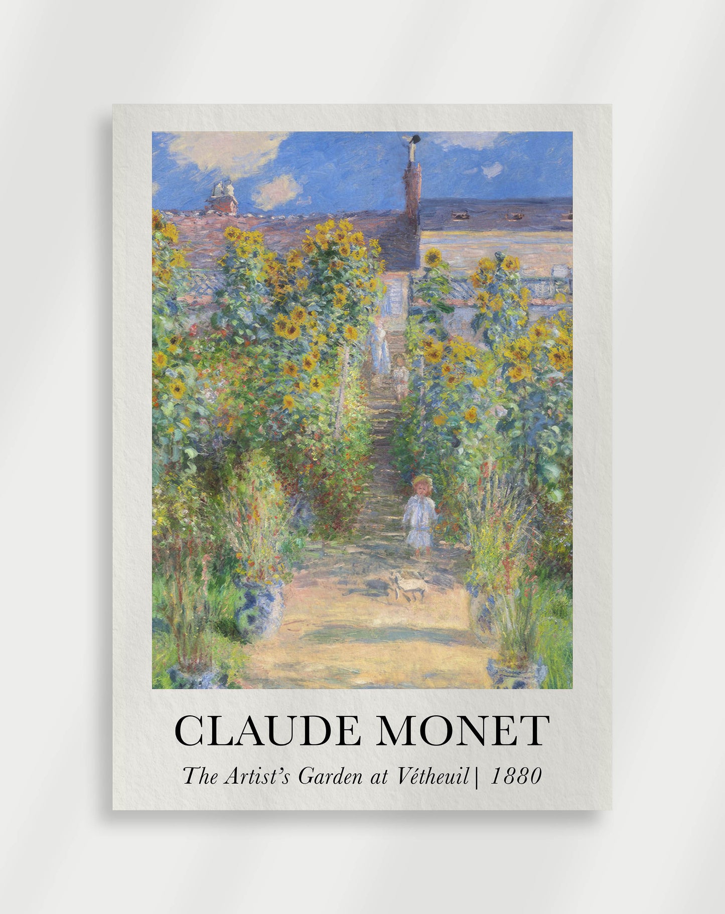 Claude monet Garden Poster