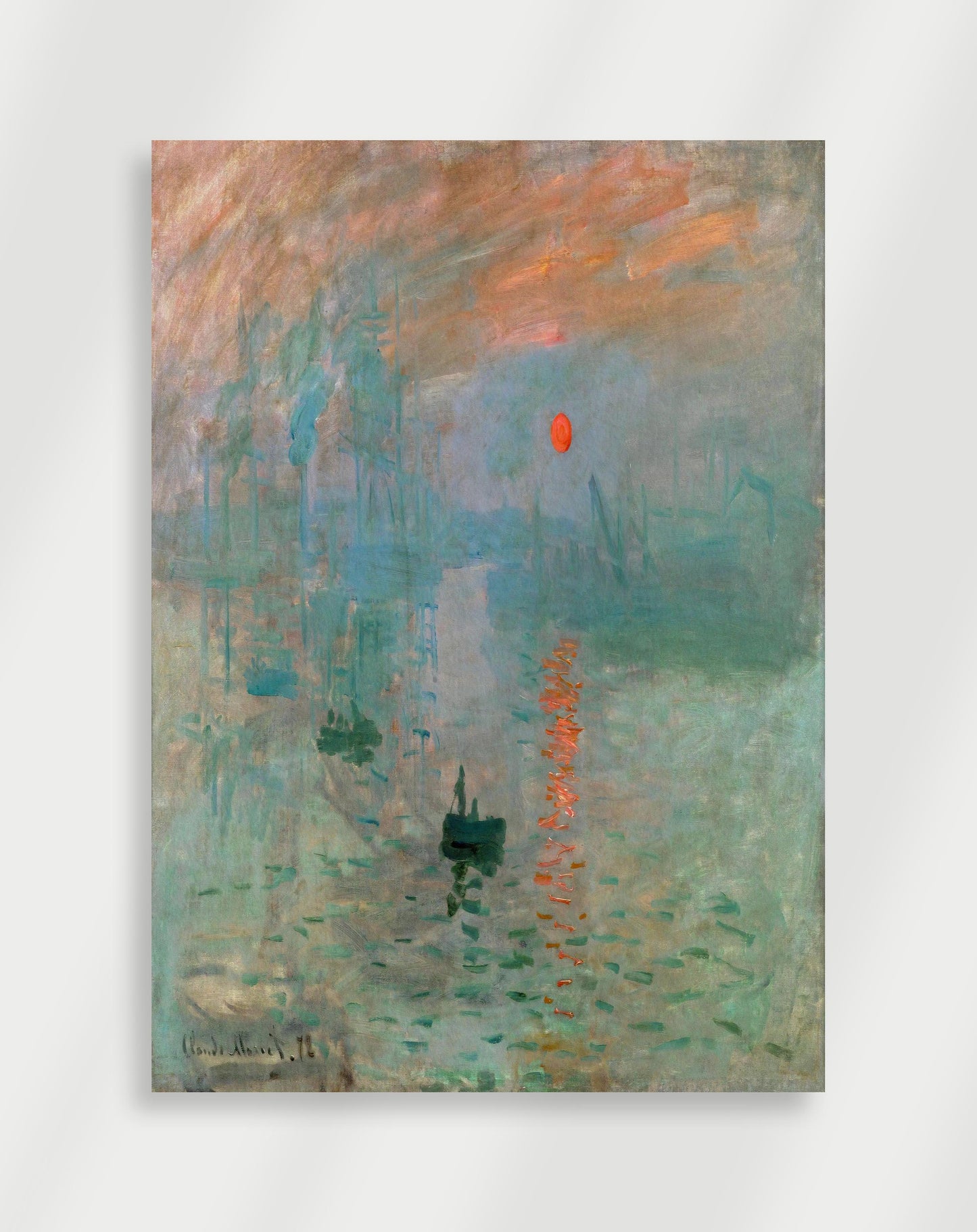 Green art poster