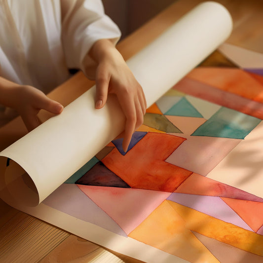 Paul Klee geometrisk abstrakt poster