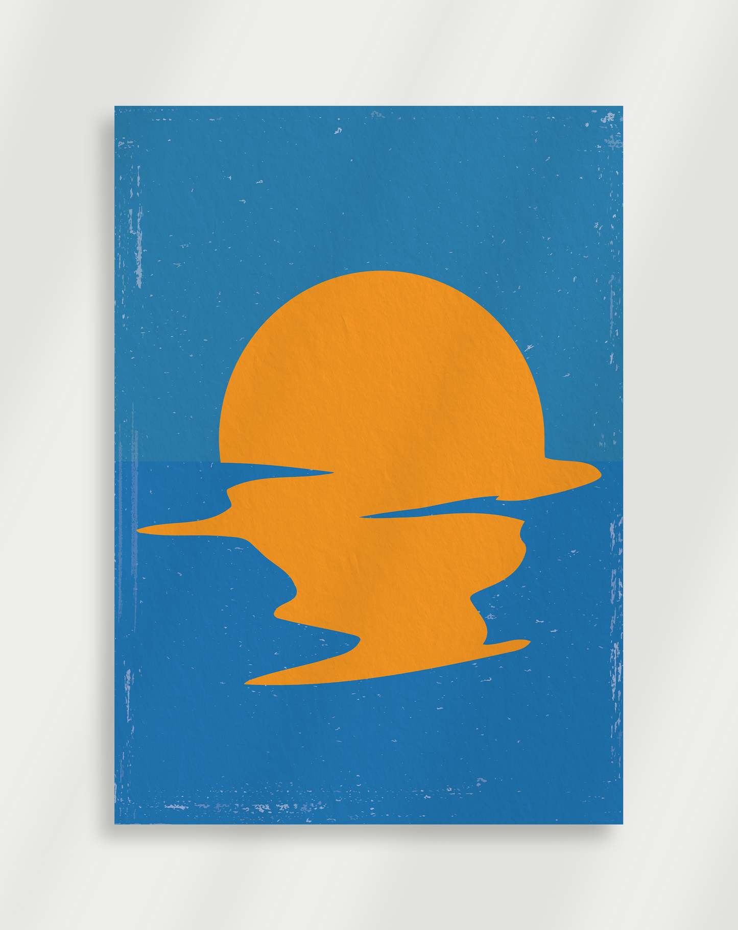 Solnedgångs konst Poster