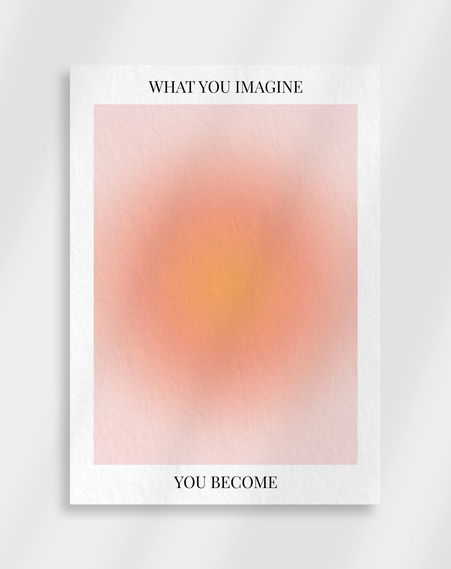 Aura Poster "What you imagine, you become"