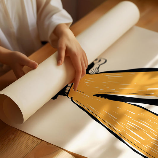 Hipster Kvinna Poster