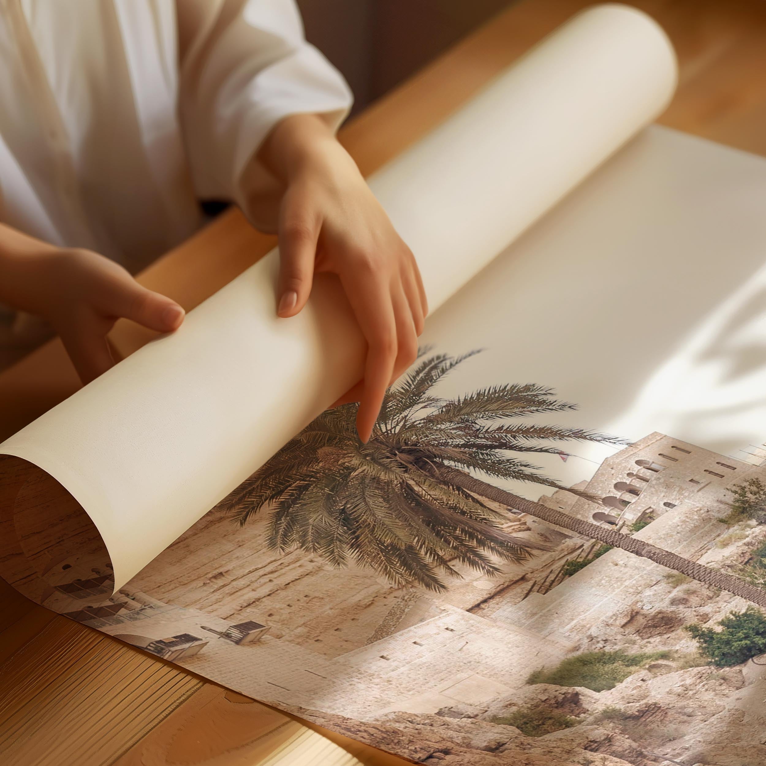 Medelhavs fotografi Poster