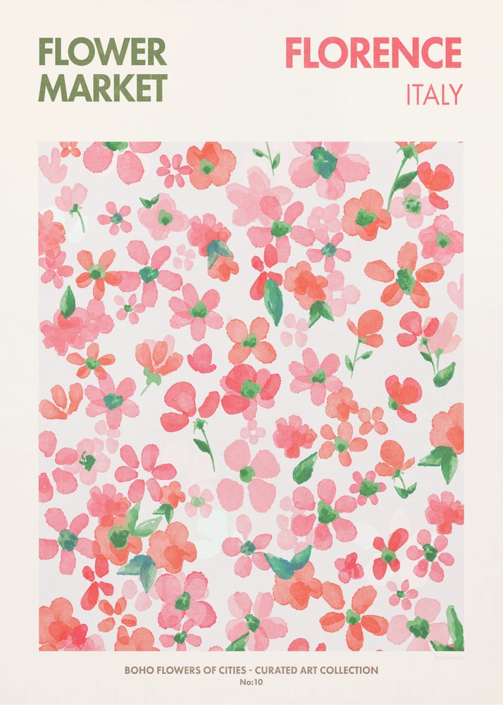 Florence Blooms Poster