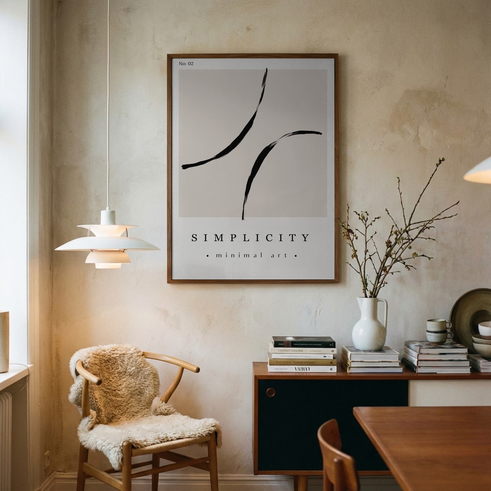 Elegant Strokes Poster