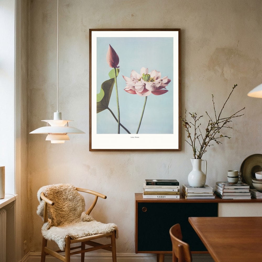 Lotusblomsterplakat