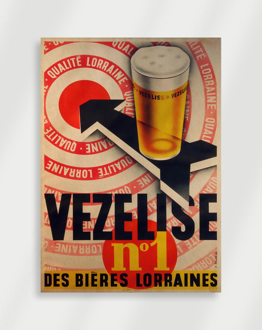 Vintage öl Poster