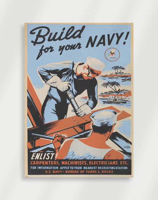 Vintage marin Poster