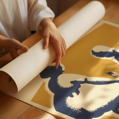 Vintage Sand modeling Poster