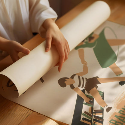 Vintage back to Poster