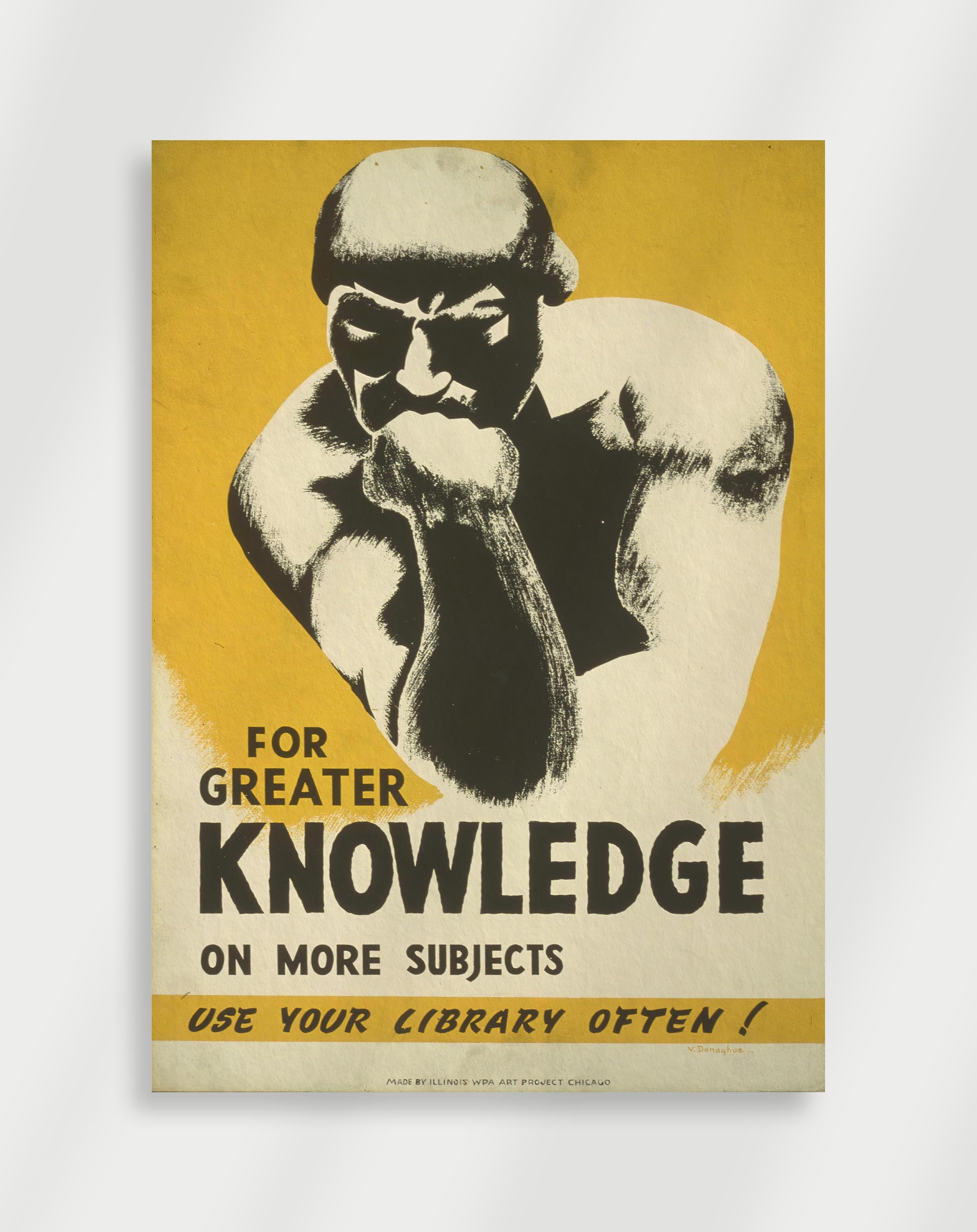 Vintage kunskap Poster