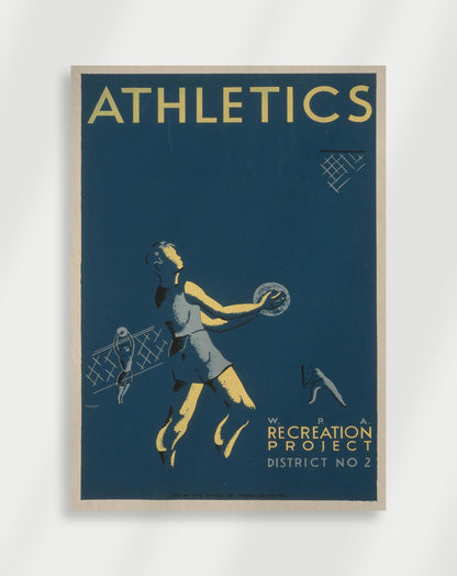 Vintage athletics Poster