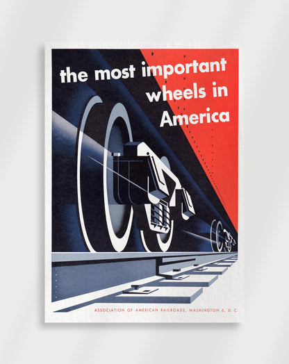 Vintage Railroad Poster