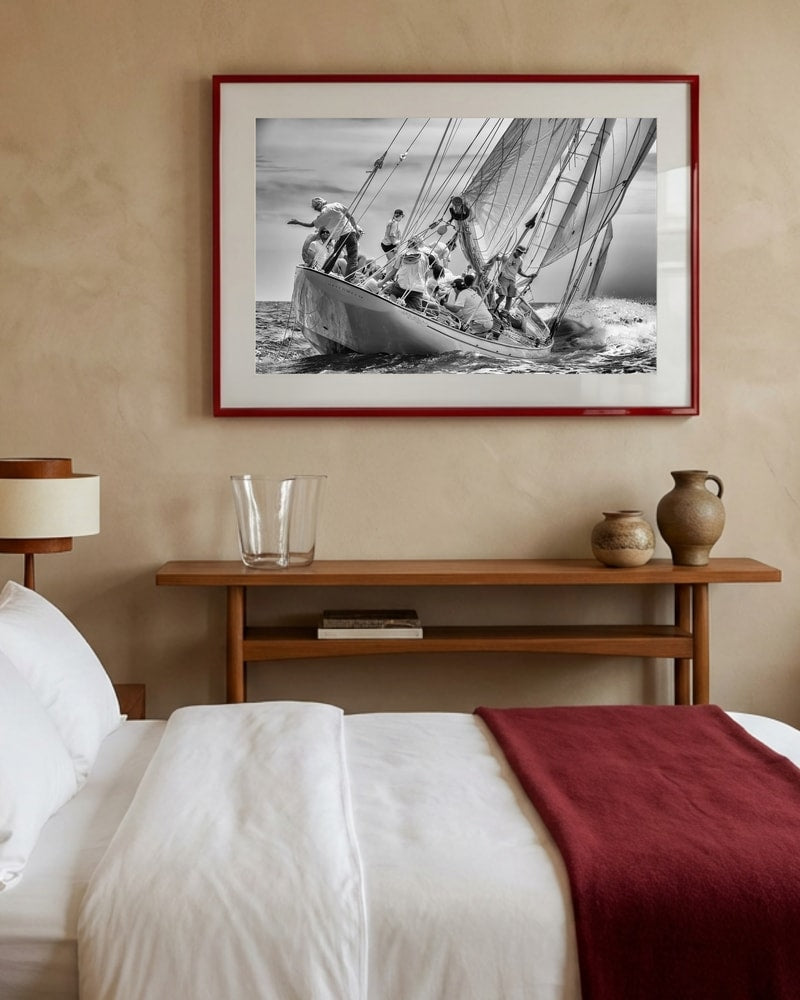 klassisk segeltävling Poster