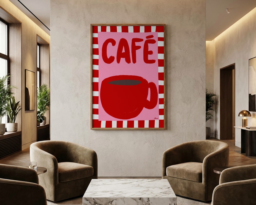 Affiche de café