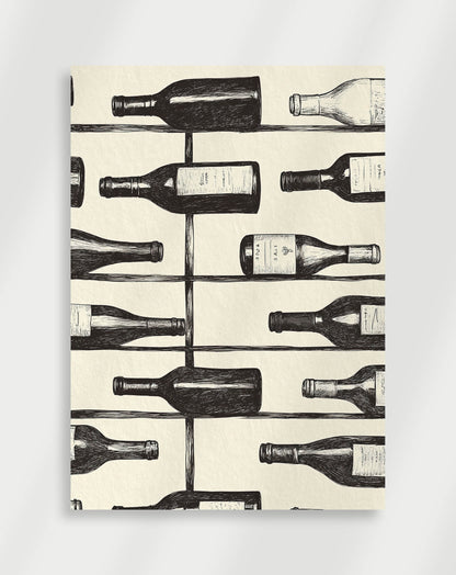 Wine bottle Poster