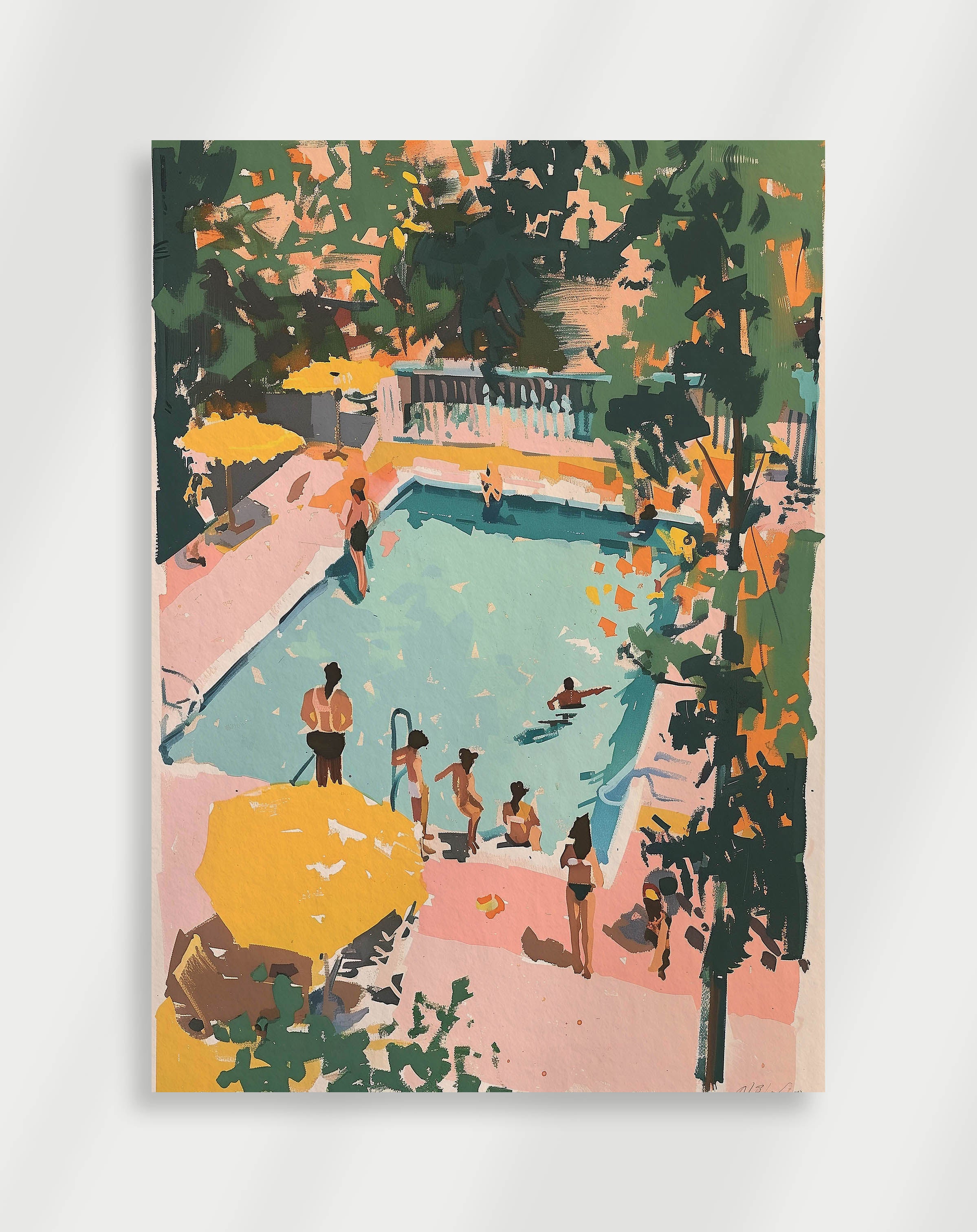Trendy Pool Poster