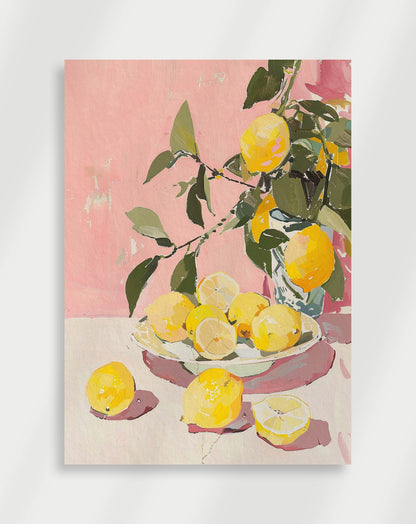 Trendy Lemon Poster